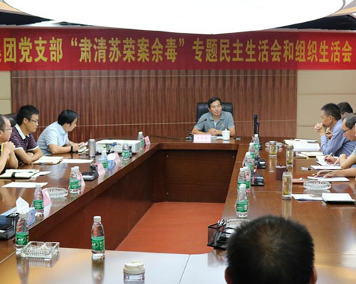 集團黨支部召開(kāi)專(zhuān)題民主生活會(huì )和組織生活會(huì )