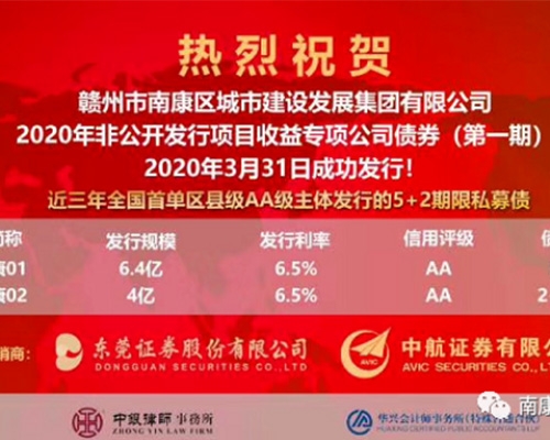 重磅！集團融資捷報頻傳